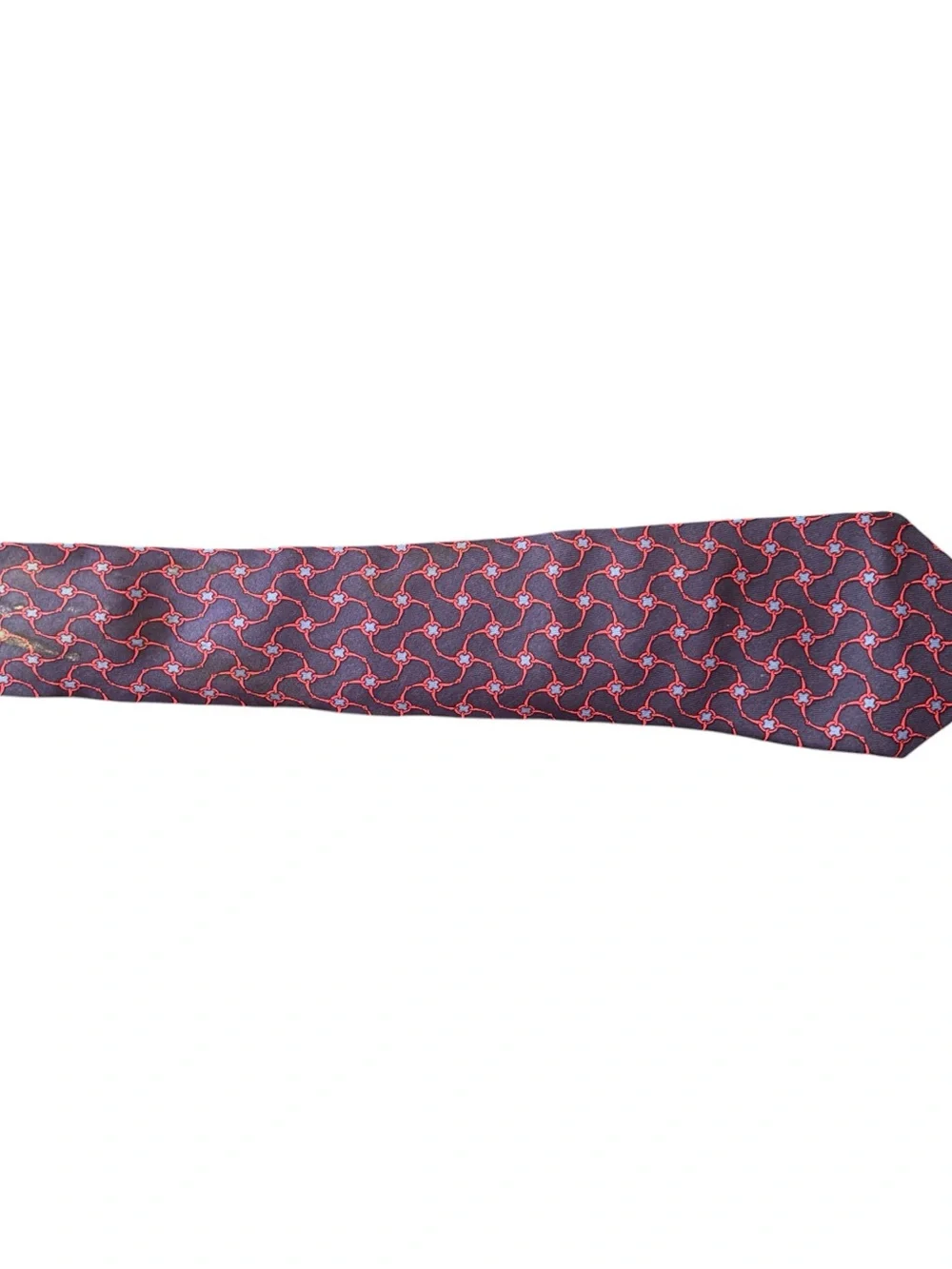 HERMÈS silk tie